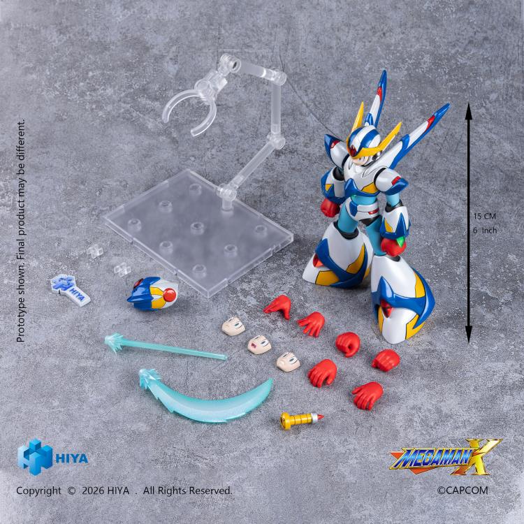 Hiya Toys Mega Man X Exquisite Basic X (Falcon Armor Ver.) 6-Inch Action Figure - View 11