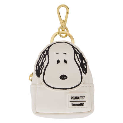 Loungefly Peanuts Random Mini Backpack Keychain Charm, 3-Inch Polyurethane - View 3