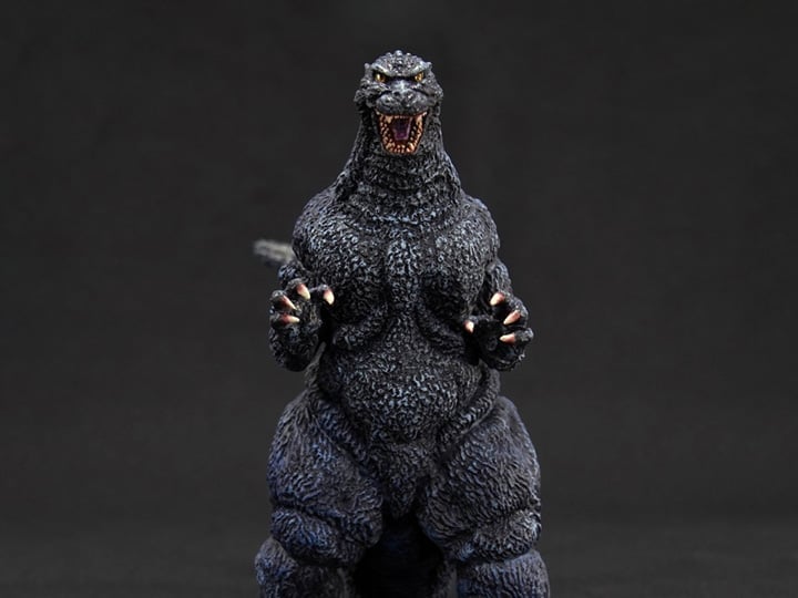 Kaiyodo Godzilla vs. Mechagodzilla II Middle Size Series Godzilla 1/400 Scale Model Kit - View 2