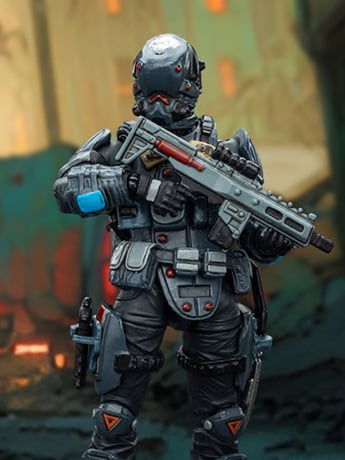 JoyToy Dark Source UNSC Assaulter Lucas 1/25 Scale 3-Inch Action Figure