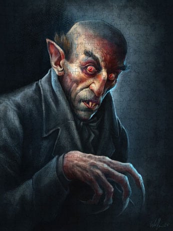 Trick or Treat Studios Nosferatu Count Orlok 500-Piece Jigsaw Puzzle