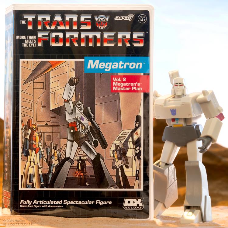 Super7 Transformers Deluxe Megatron (VHS) DX Deluxe Action Figure - View 4