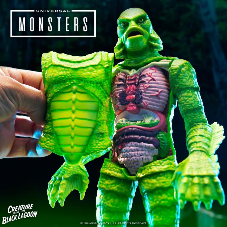 Super7 Universal Monsters Super Cyborg Creature from the Black Lagoon (Full Color) 11-Inch Figure - View 3