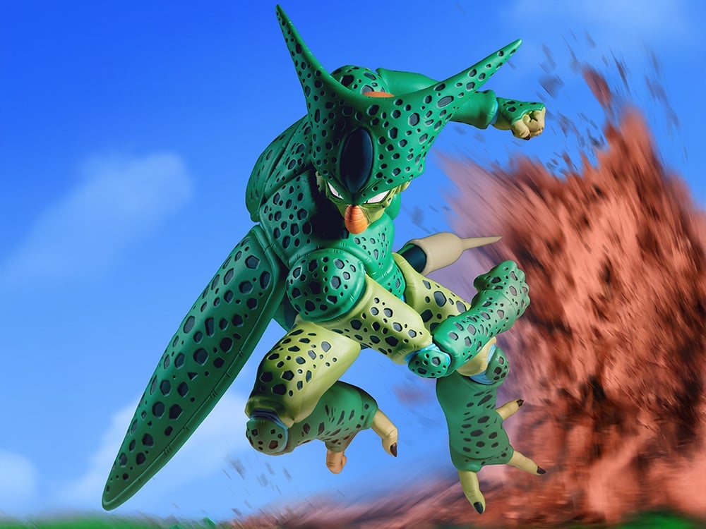 Bandai Dragon Ball Z Match Makers Cell Vs. Android 16 6-Inch Figure - View 2