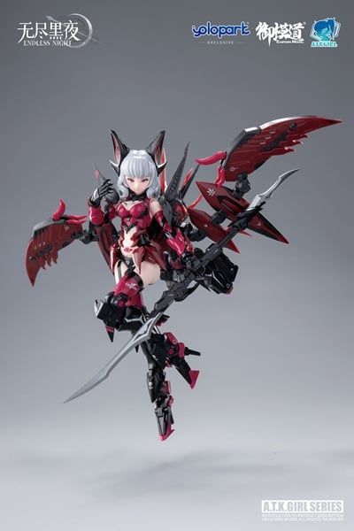 Eastern Model A.T.K. Girl Endless Night Vampire Camilla 1/12 Scale Model Kit, 6.69-Inch - View 12