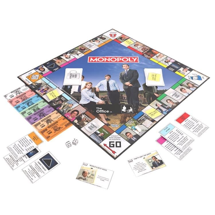 Hasbro Monopoly: The Office Property-Trading Board Game - View 5