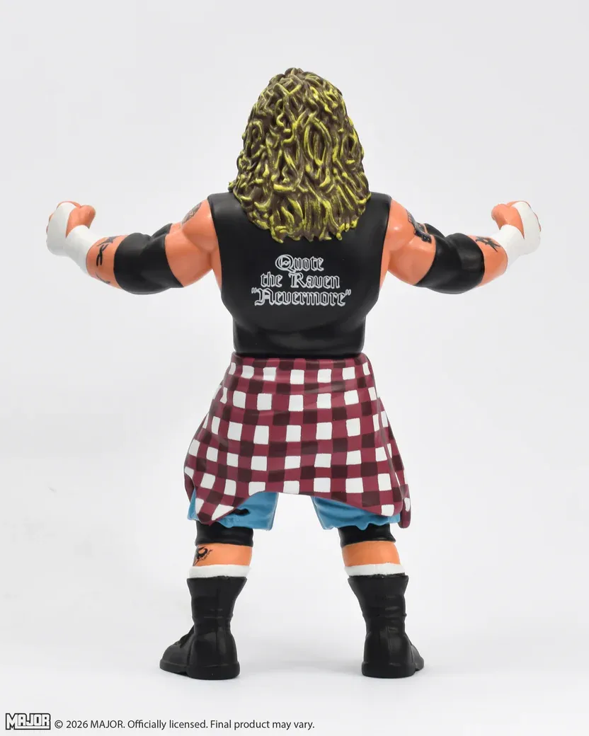 Major Big Rubber Guys Extreme Raven 8-Inch Wrestling Figure - View 4