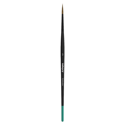 Vallejo Natural Hair Round No.3 Pro Modeler Brush for Model Painting - View 3