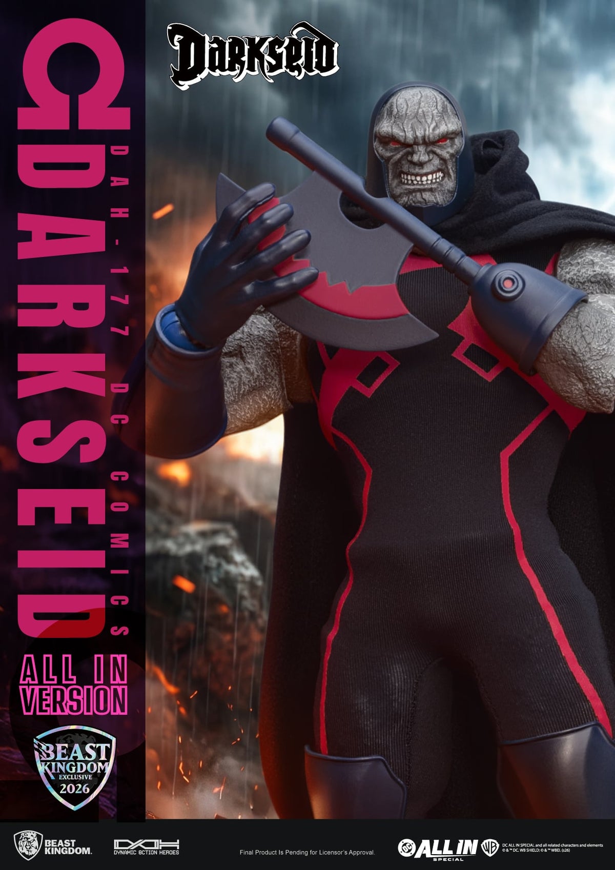 Beast Kingdom DC Comics Dynamic 8ction Heroes DAH-177 Darkseid (All In Ver.) SDCC 2026 Exclusive 8-Inch Action Figure - View 5