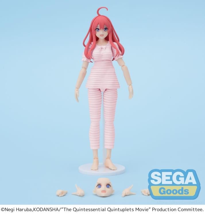 Sega The Quintessential Quintuplets Movie Movingood!!! Itsuki Nakano Plastic Figure - View 7