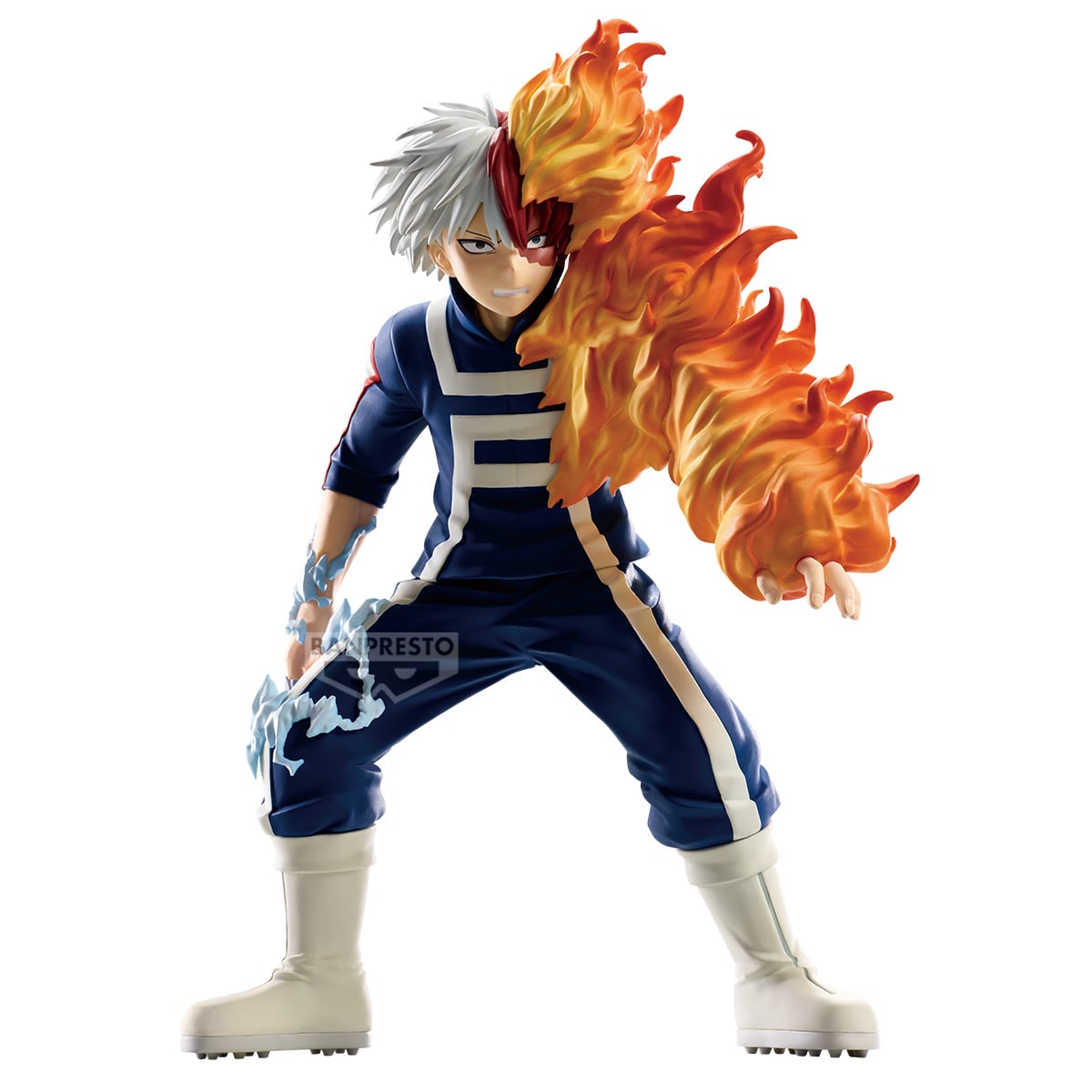 Bandai Banpresto My Hero Academia The Amazing Heroes Shoto Todoroki (Sports Festival Ver.) 7.1-Inch Figure - View 5