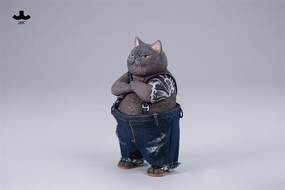 JxK.Studio Tough-Guy Cat (Ver. C) 4.5-Inch Resin Figure - View 5