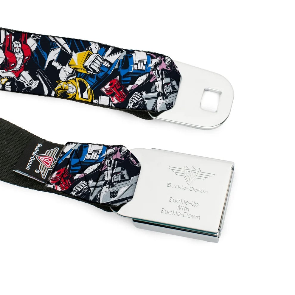 Buckle-Down Inc Transformers Character Collage Seatbelt Belt 1.5-Inch Wide - View 3