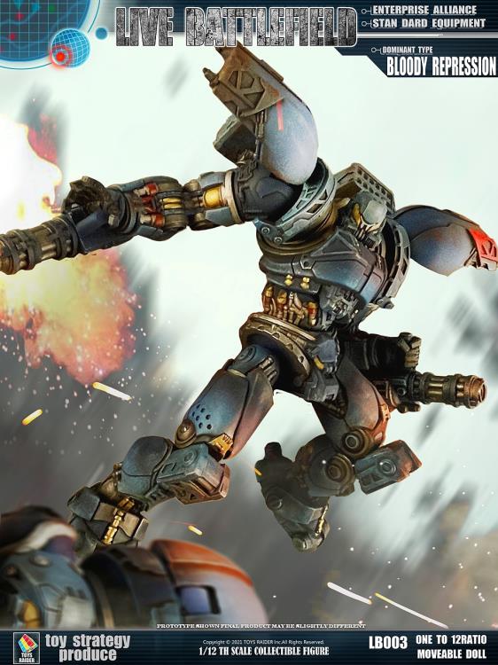 Toys Raider Live Battlefield Conqueror Mecha Dominant Type Bloody Repression 1/12 Scale Figure - View 8