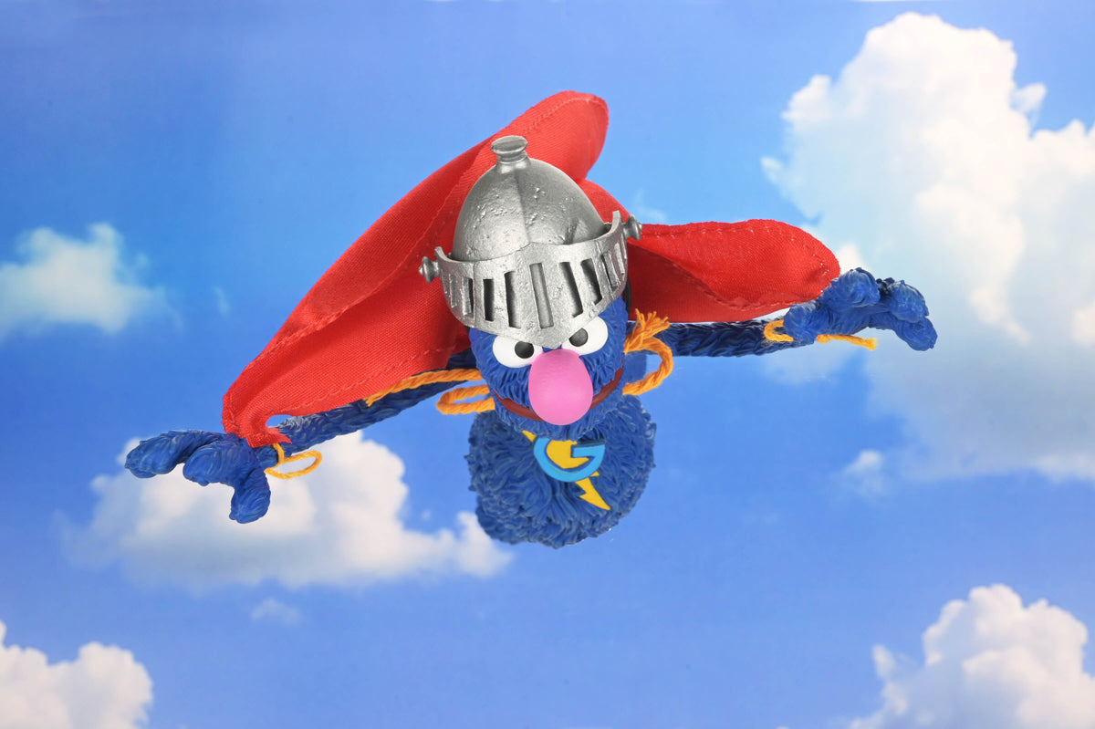 NECA Sesame Street Ultimate Super Grover Plastic Action Figure - View 13