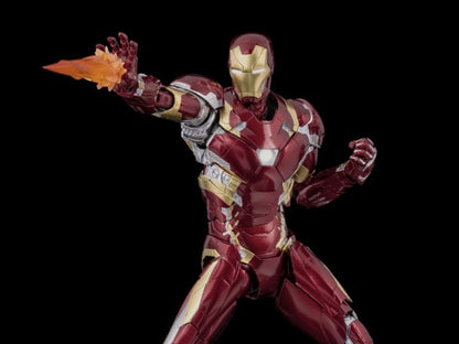 threezero Marvel Avengers: Infinity Saga DLX Iron Man Mark 46 1/12 Scale 7-Inch Action Figure - View 2