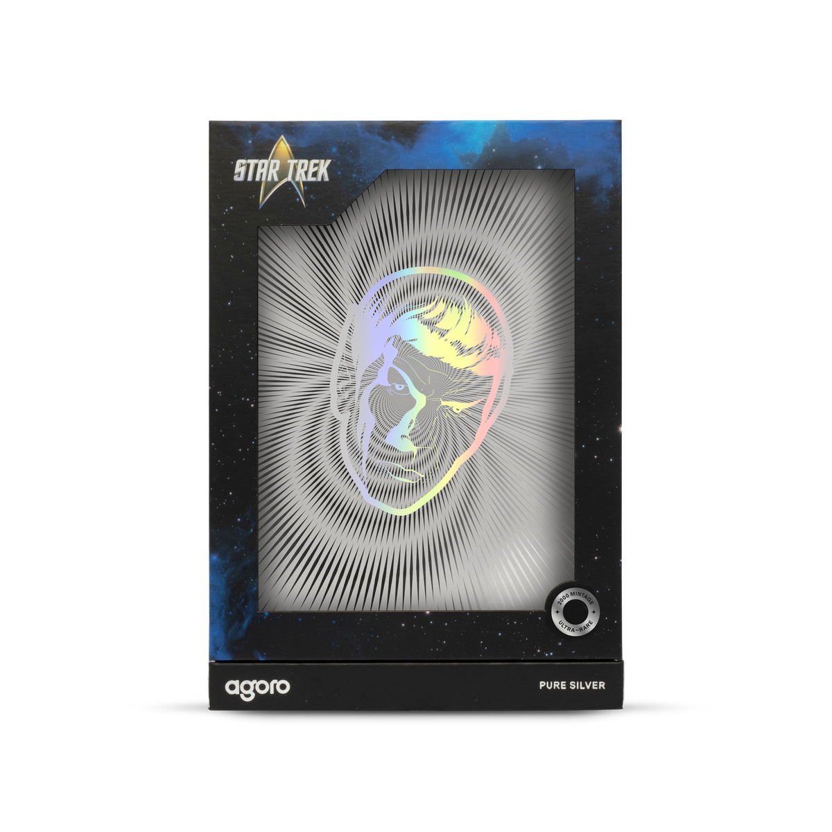 Agoro 2026 Niue Star Trek Spock Holographic 5g Silver Foil - View 6