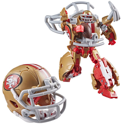 Hasbro Transformers Collaborative NFL x Transformers San Francisco 49ers Goldrush 5.5-Inch Action Figure - View 5