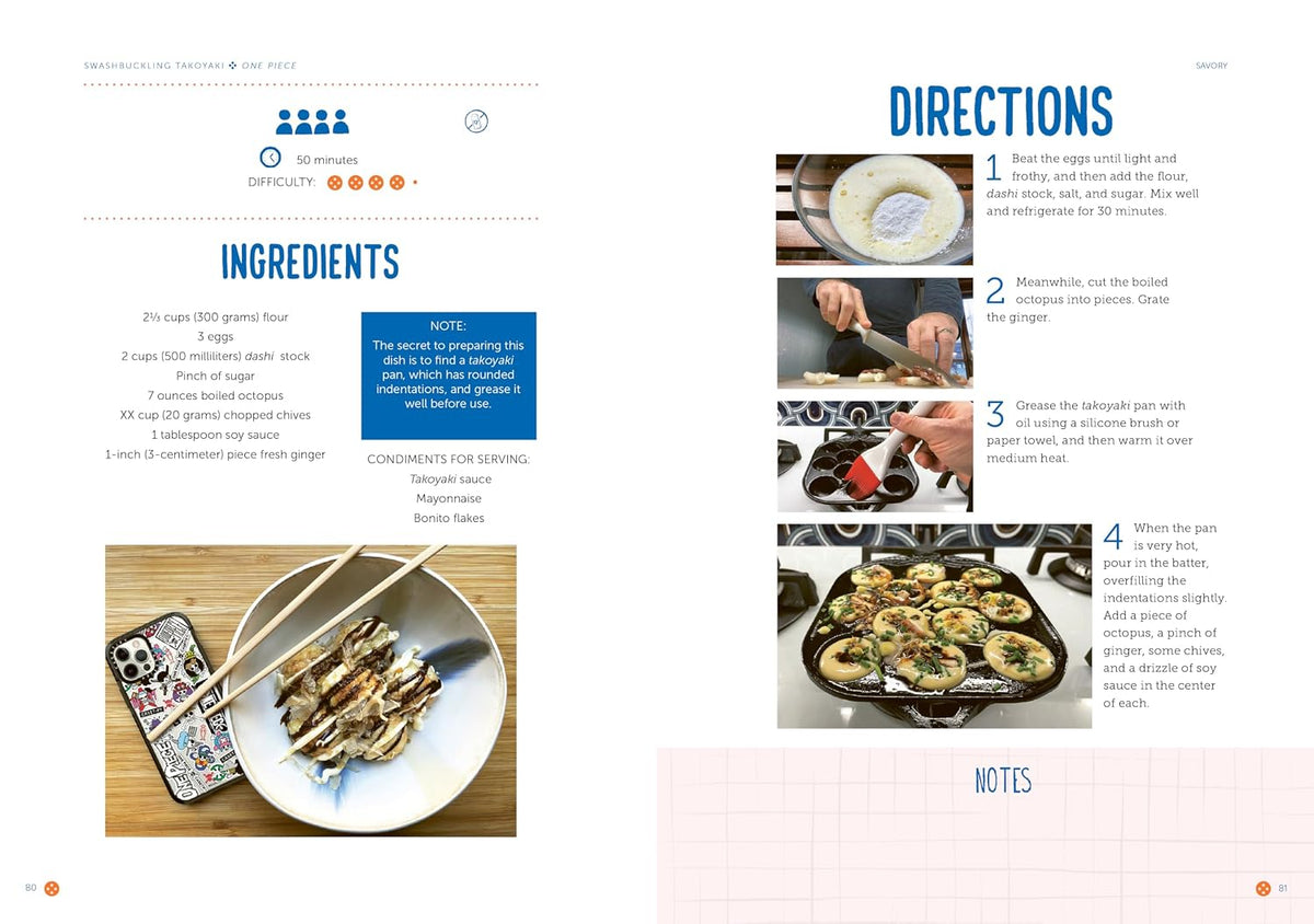 Insight Editions A Taste of Anime Cookbook with One Piece Recipes - View 5