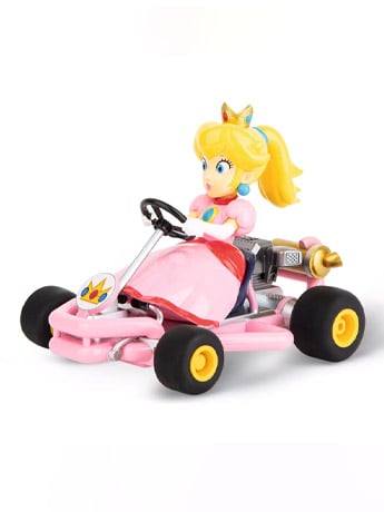 Carrera RC Mario Kart Pipe Kart Peach 1/18 Scale R/C Car, 8-Inch