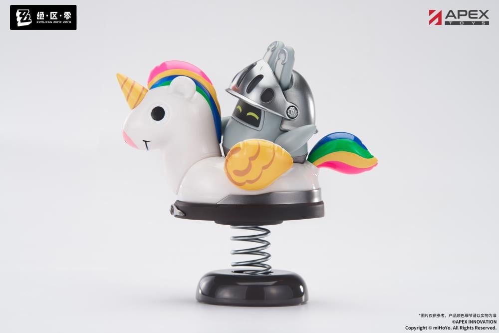 Apex Zenless Zone Zero Happy Shake Knightboo Bangboo Springy Chibi Figure, 3.5-Inch - View 9