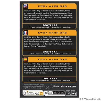 Atomic Mass Games Star Wars: Legion Ewok Warriors Expansion Plastic Miniatures - View 3
