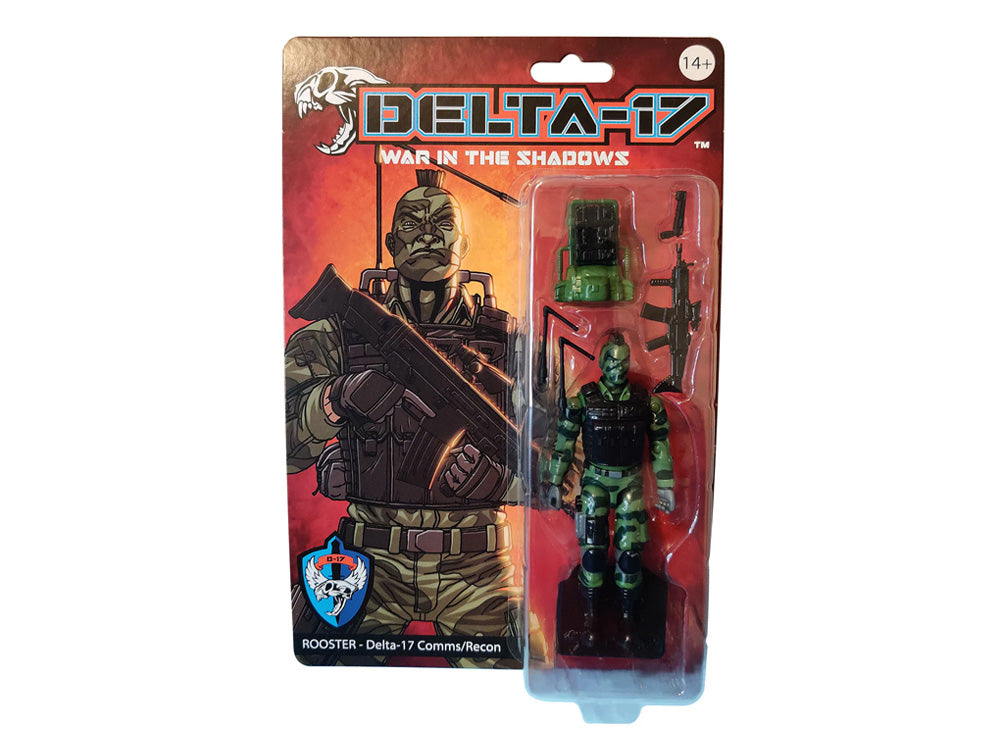 5by5 Toys Delta-17: War in the Shadows Rooster Action Figure - View 2