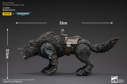 JoyToy Warhammer 40K Space Wolves Thunderwolf Cavalry Frode 1/18 Scale Figure - View 12