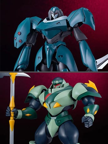 Good Smile Tekkaman Blade Moderoid Tekkaman Dagger and Tekkaman Axe Model Kit Set