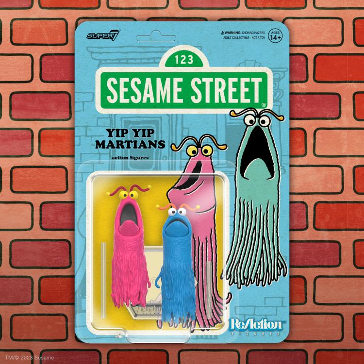 Super7 Sesame Street ReAction Yip Yip Martians Plastic Figure - View 4