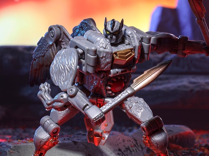 Hasbro Transformers: Legacy United Voyager Beast Wars Universe Silverbolt Plastic Action Figure - View 2