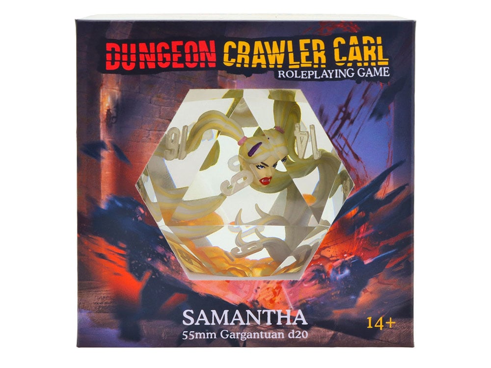 Renegade Game Studios Dungeon Crawler Carl Roleplaying Game Samantha Oversized D20 Dice - View 2