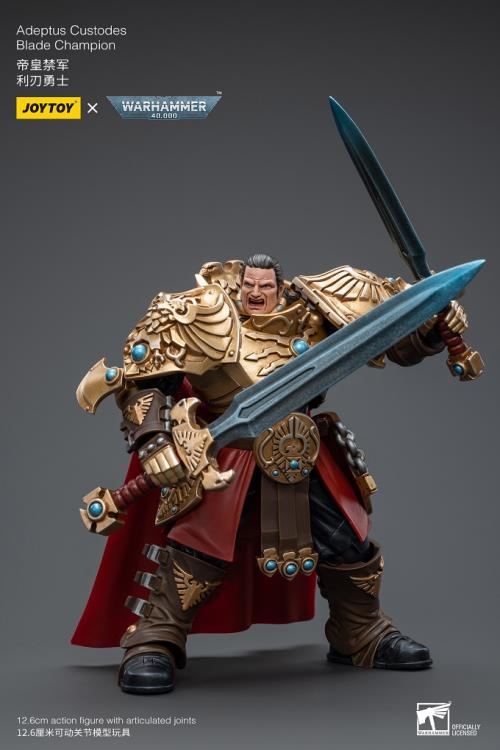JoyToy Warhammer 40K Adeptus Custodes Blade Champion 1/18 Scale Plastic Action Figure - View 7