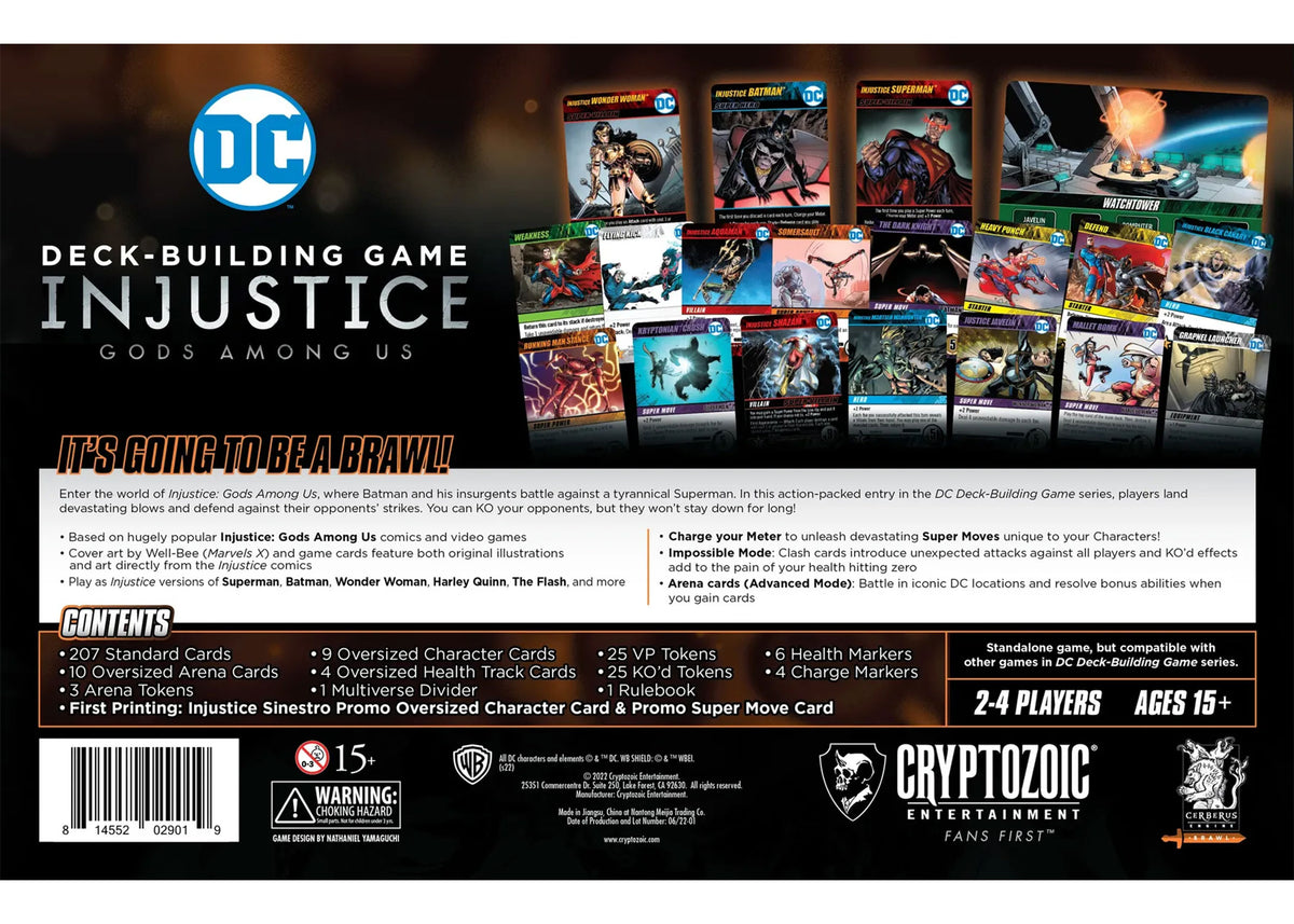 Cryptozoic DC Comics Deck-Building Card Game: Injustice Gods Among Us - View 4