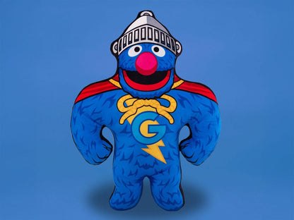 Uncanny Brands Sesame Street Bleacher Buddy Grover Superhero 22-Inch Plush - View 2