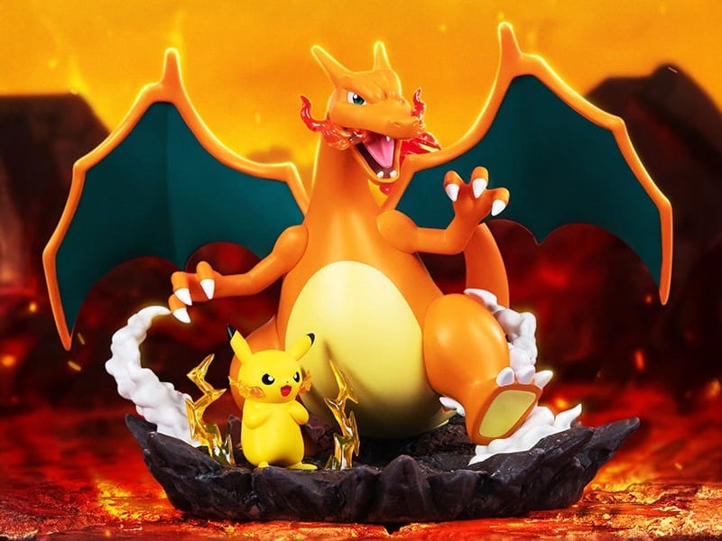 Funism Pokemon Partner Series Charizard and Pikachu 5.47-Inch Figure - View 2