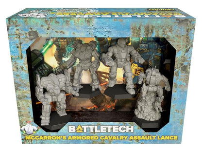 Catalyst Game Labs BattleTech McCarron's Cavalry Assault Lance Miniature ForcePack - View 2