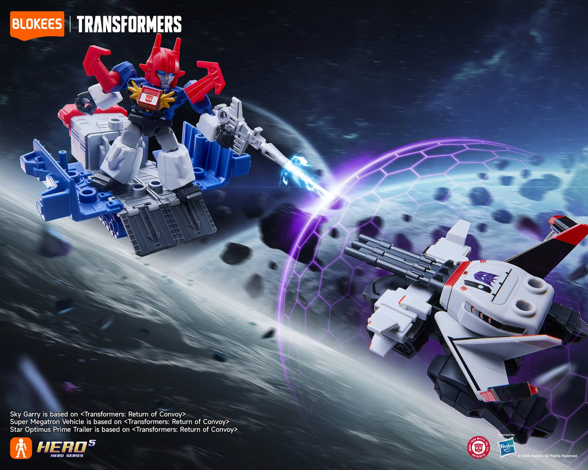 Blokees Transformers Defender Version Vol. 8 Battle Stars Box of 12 Plastic Model Kits - View 25
