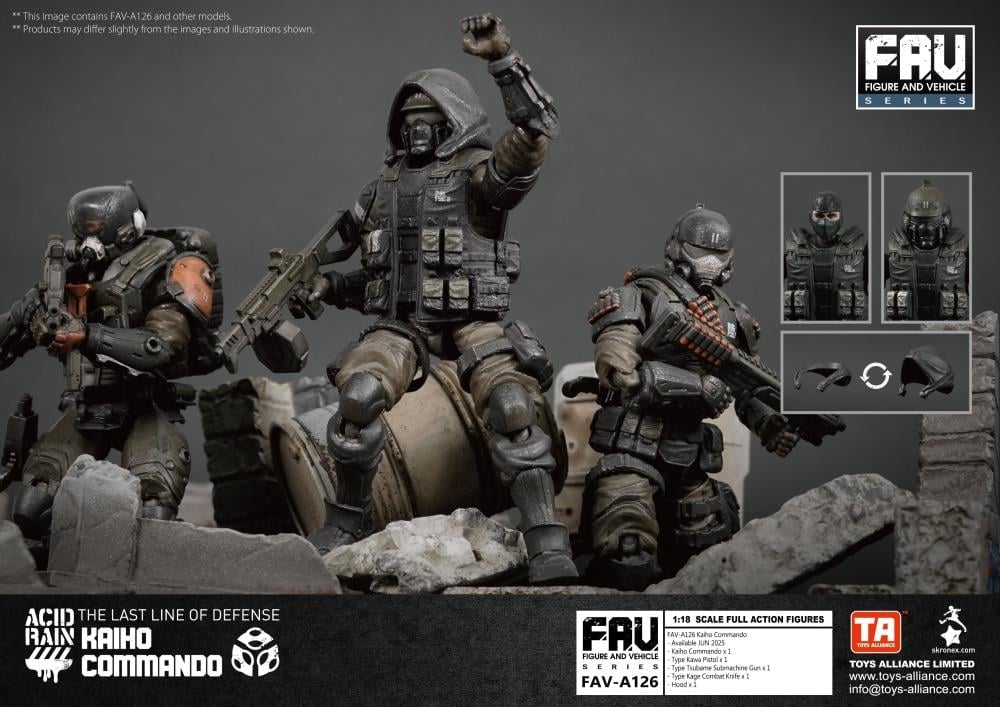 Toys Alliance Acid Rain FAV-A126 Kaiho Commando Action Figure - View 14