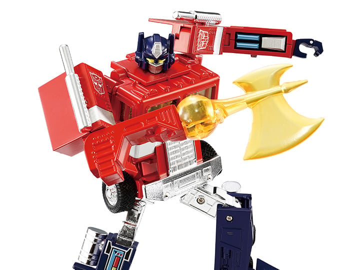 Takara Tomy Transformers Missing Link C-01 Optimus Prime 40th Anniversary Plastic Figure - View 2