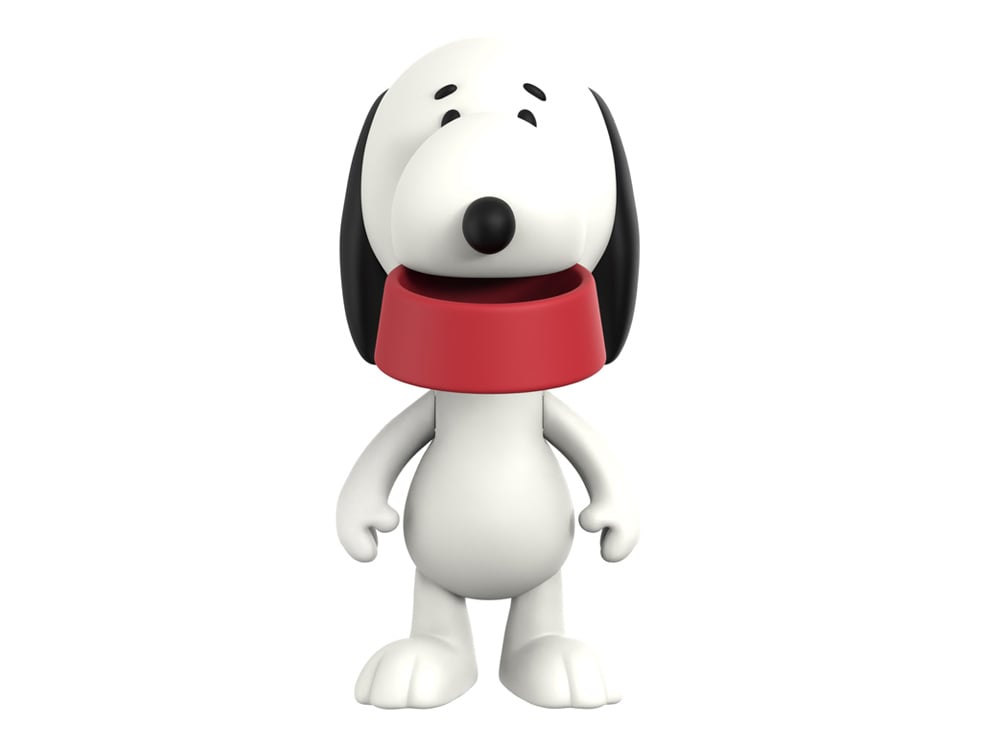 Super7 Peanuts ReAction Snoopy (Suppertime) Action Figure - View 2