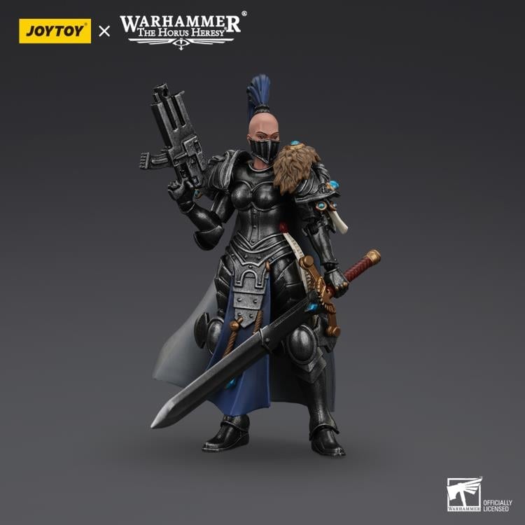 JoyToy Warhammer The Horus Heresy Sisters of Silence Argent Lynx Vigilator Cadre Vigilator 1/18 Scale Action Figure (Ver. 1) - View 5