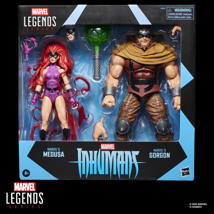 Hasbro Marvel Legends Inhumans Medusa and Gorgon Action Figure Two-Pack - View 16