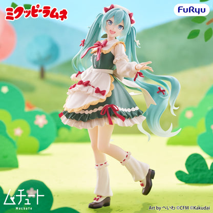 FuRyu Vocaloid x Kuppi Ramune Muchute Hatsune Miku Plastic Figure 7-Inch - View 3