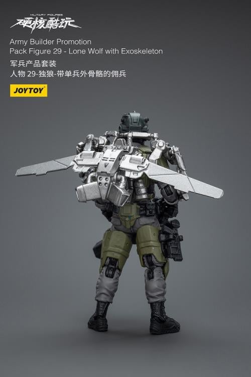 JoyToy Military Figures Army Builder Promotion Pack Figure 29 Lone Wolf with Exoskeleton 1/18 Scale Action Figure - View 5