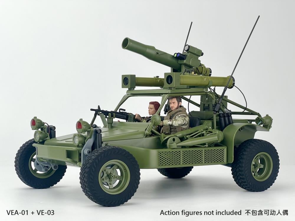 Fans Hobby VEA-01 Missile Launcher Set 1/12 Scale Plastic Accessory 4-Inch - View 16