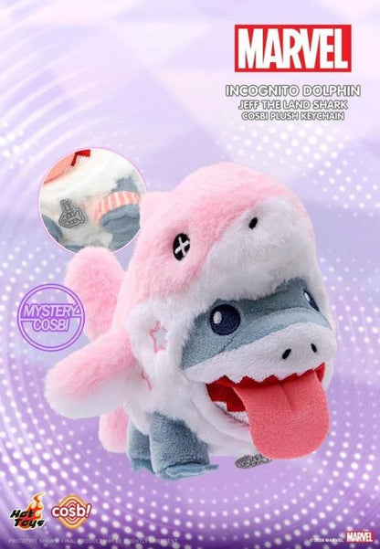 Hot Toys Marvel Comics Cosbi Jeff the Land Shark Random Plush Keychain, 4-Inch - View 10