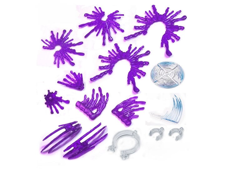 Gong Blood Effect Kit Purple 1/12 Scale Plastic Accessory Set - View 2