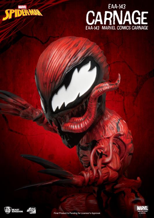 Beast Kingdom Marvel Comics Egg Attack Action EAA-143 Carnage Figure, 6-Inch - View 8