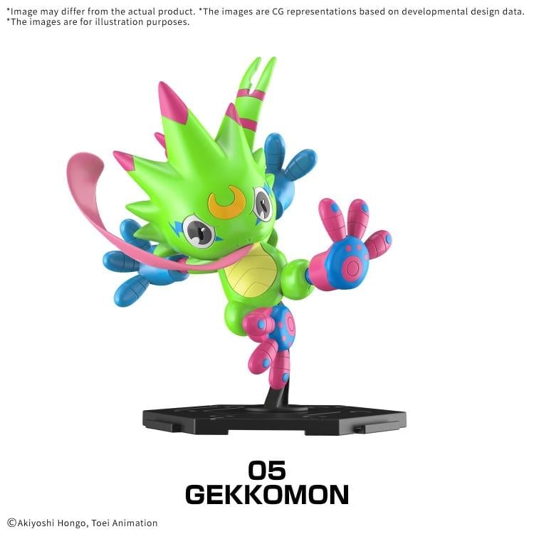 Bandai Digimon Gathering Part 1 Random Model Kit with Agumon and Tailmon - View 8